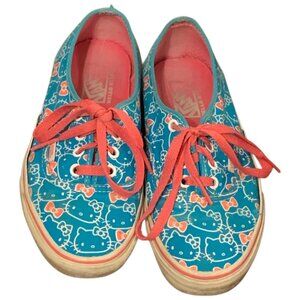 Sanrio Hello Kitty x Vans Electric Bright Pink & Blue Authentic Shoe Sneakers